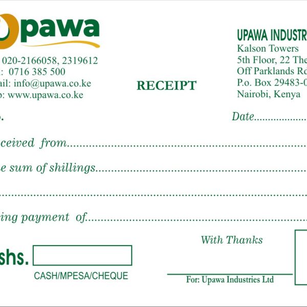 RECEIPT BOOKS PRINTING