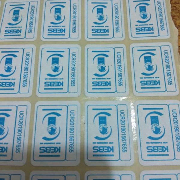 Kebs stickers printing